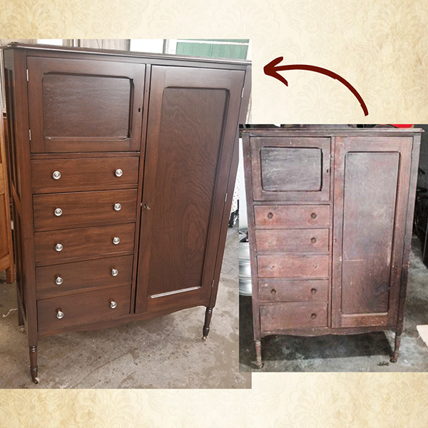 Illustration of Wooden Furniture Restoration Online Courses
